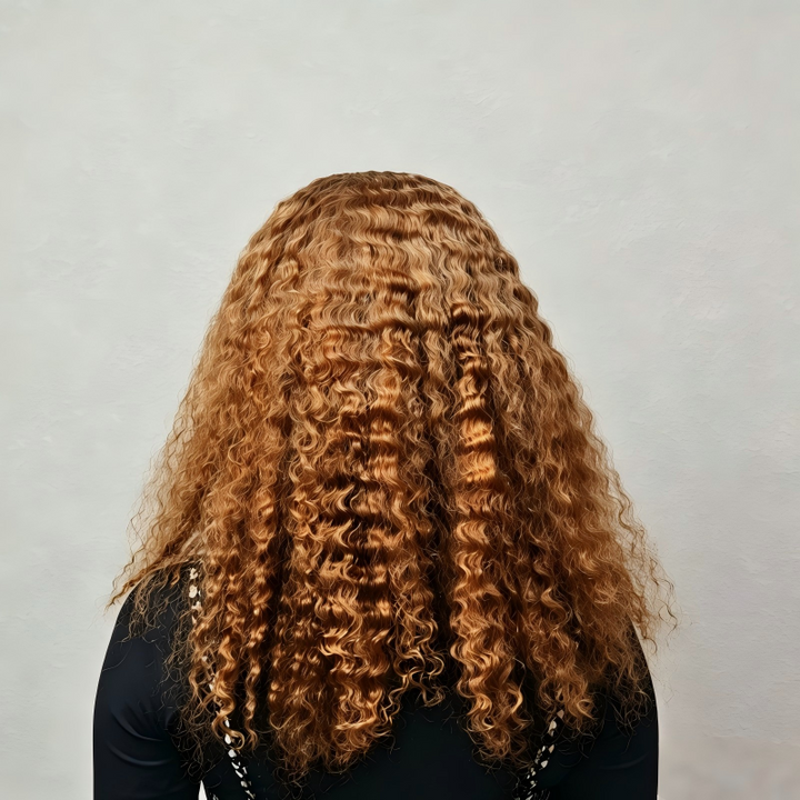 HC Wig #30 Burmese Curly Half Wig Crochet Braid Hair