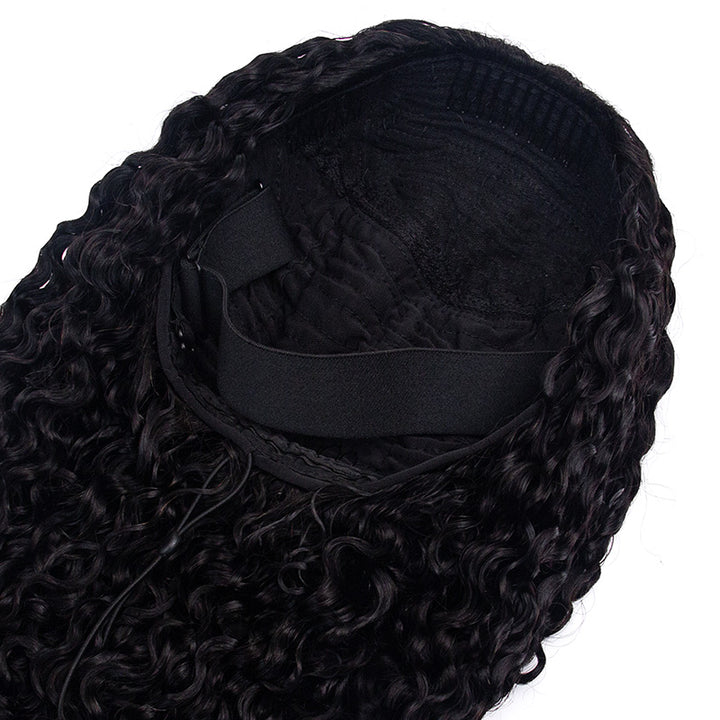 HC Wig Burmese Curly Half Wig Crochet Braid Hair