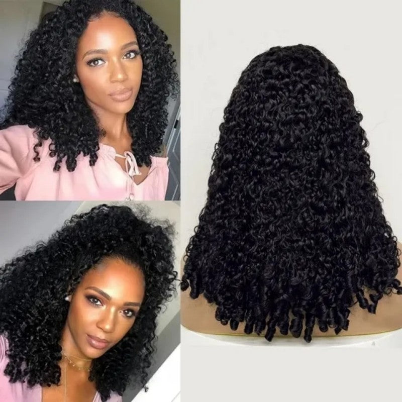 HC Wig Burmese Curly Half Wig Crochet Braid Hair