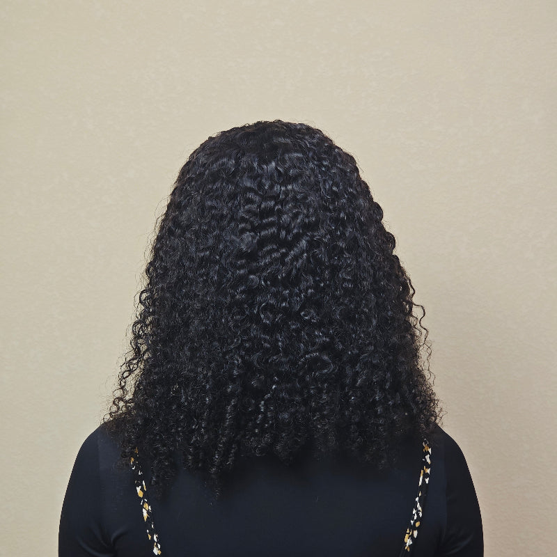 HC Wig Burmese Curly Half Wig Crochet Braid Hair 002