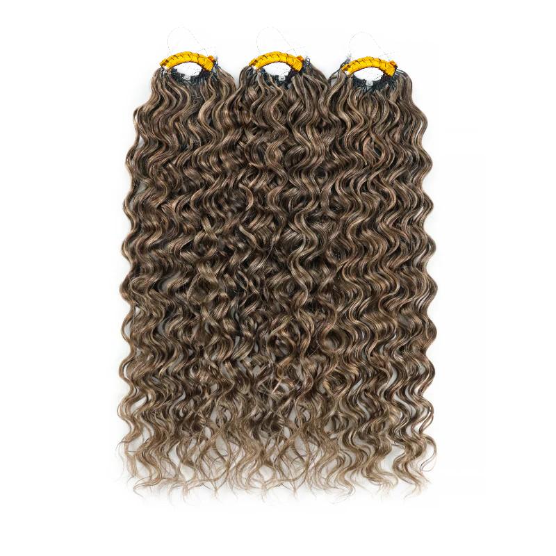 Highlight #4/27 Water Wave Human Crochet Hair