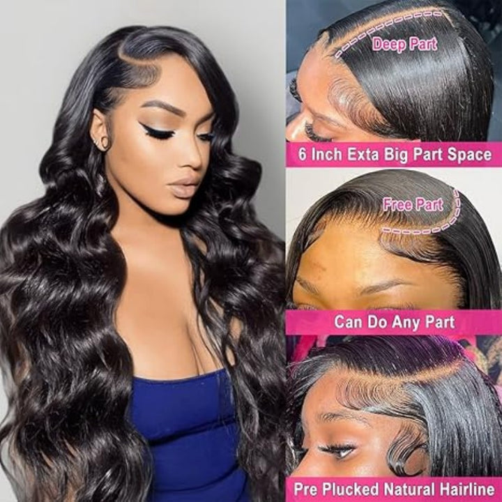 KRN 13X6 Invisible HD Lace Frontal Body Wave
