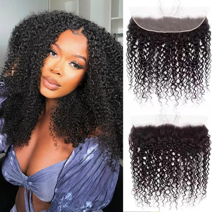 13X6 Invisible HD Lace Frontal Kinky Curly