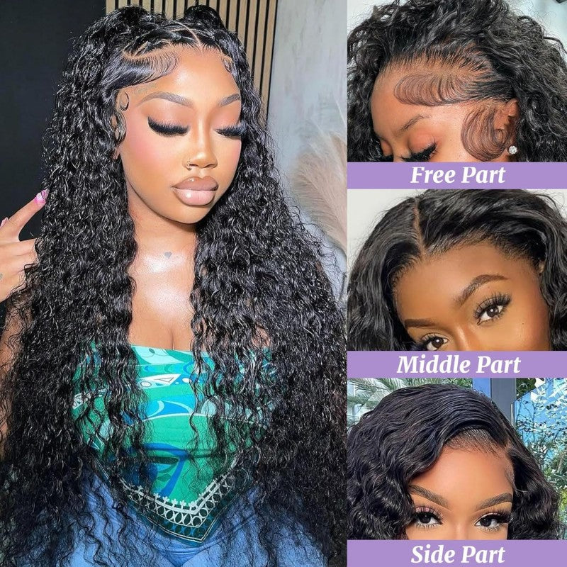 KRN 13X6 Invisible HD Lace Frontal Water Wave