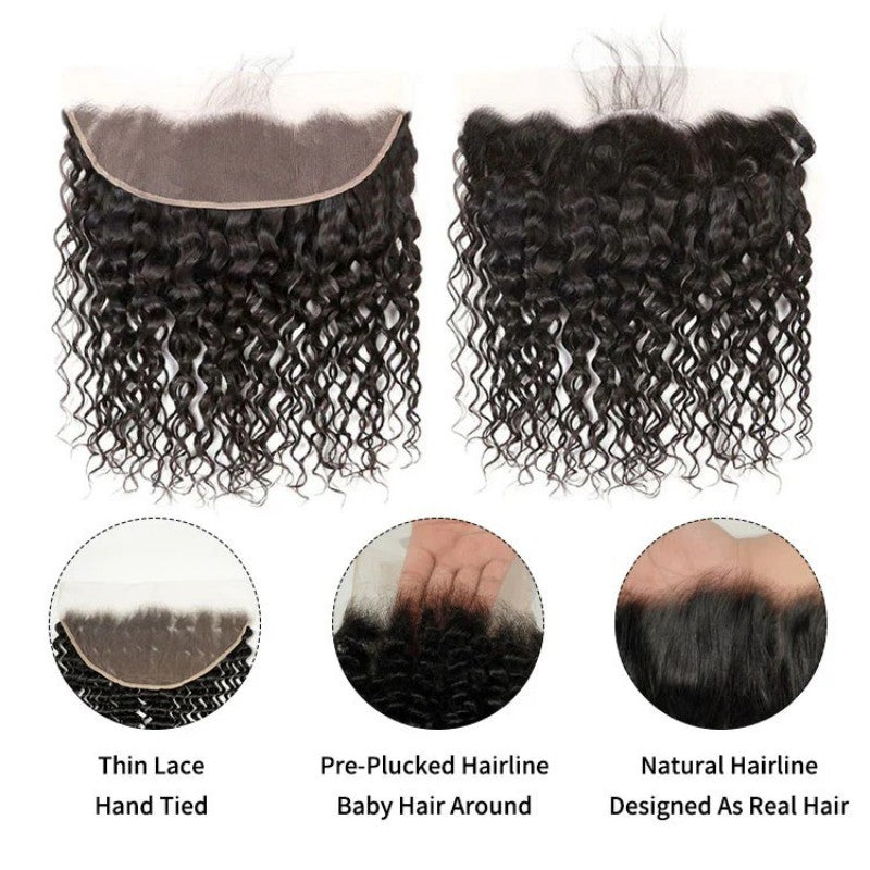KRN 13X6 Invisible HD Lace Frontal Water Wave
