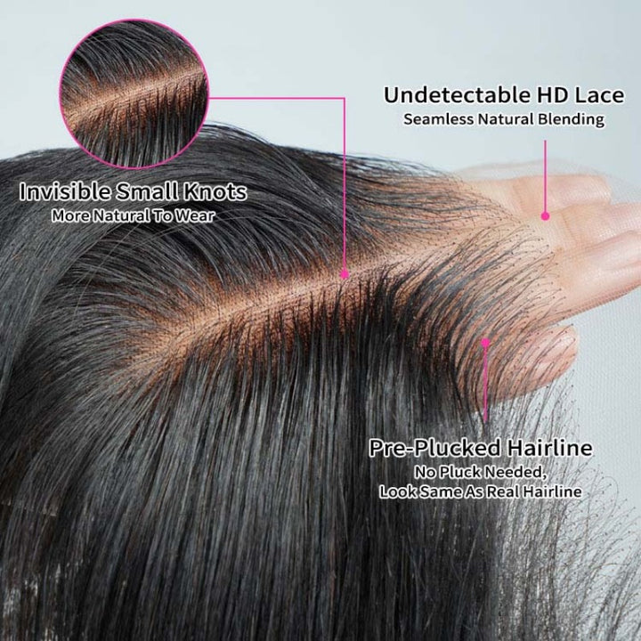 KRN 13X6 Invisible HD Lace Frontal Water Wave