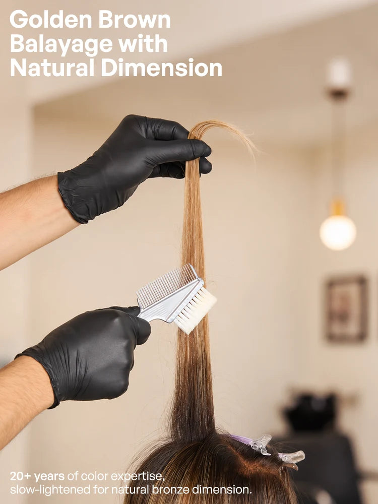 KRN 13x4 HD Full Frontal Wig Honey Blonde Highlight Loose Wave Human Hair