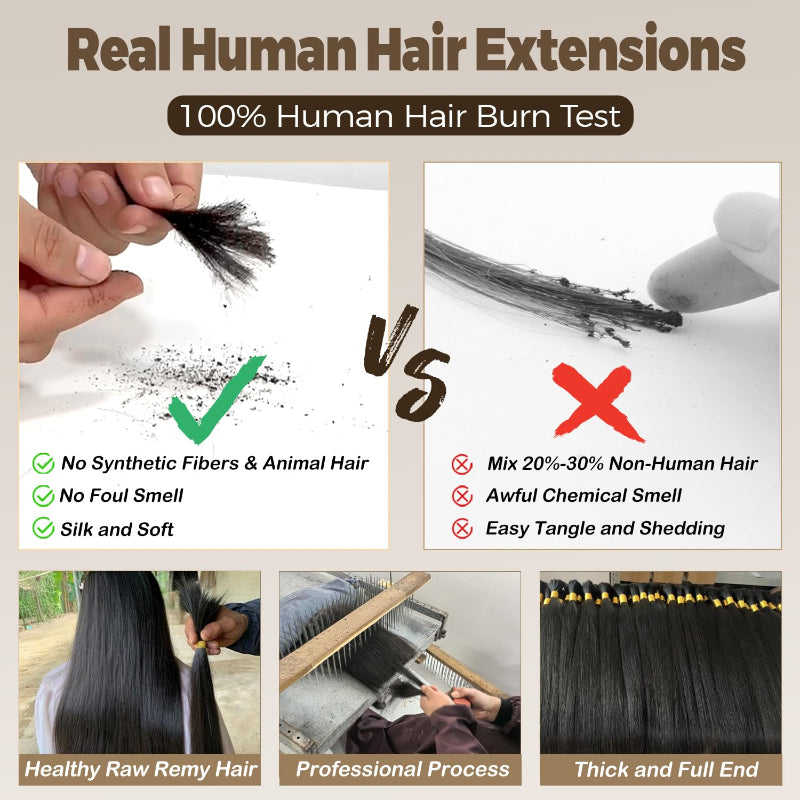 KRN #30 Auburn Deep Curly Human Feather Crochet Hair