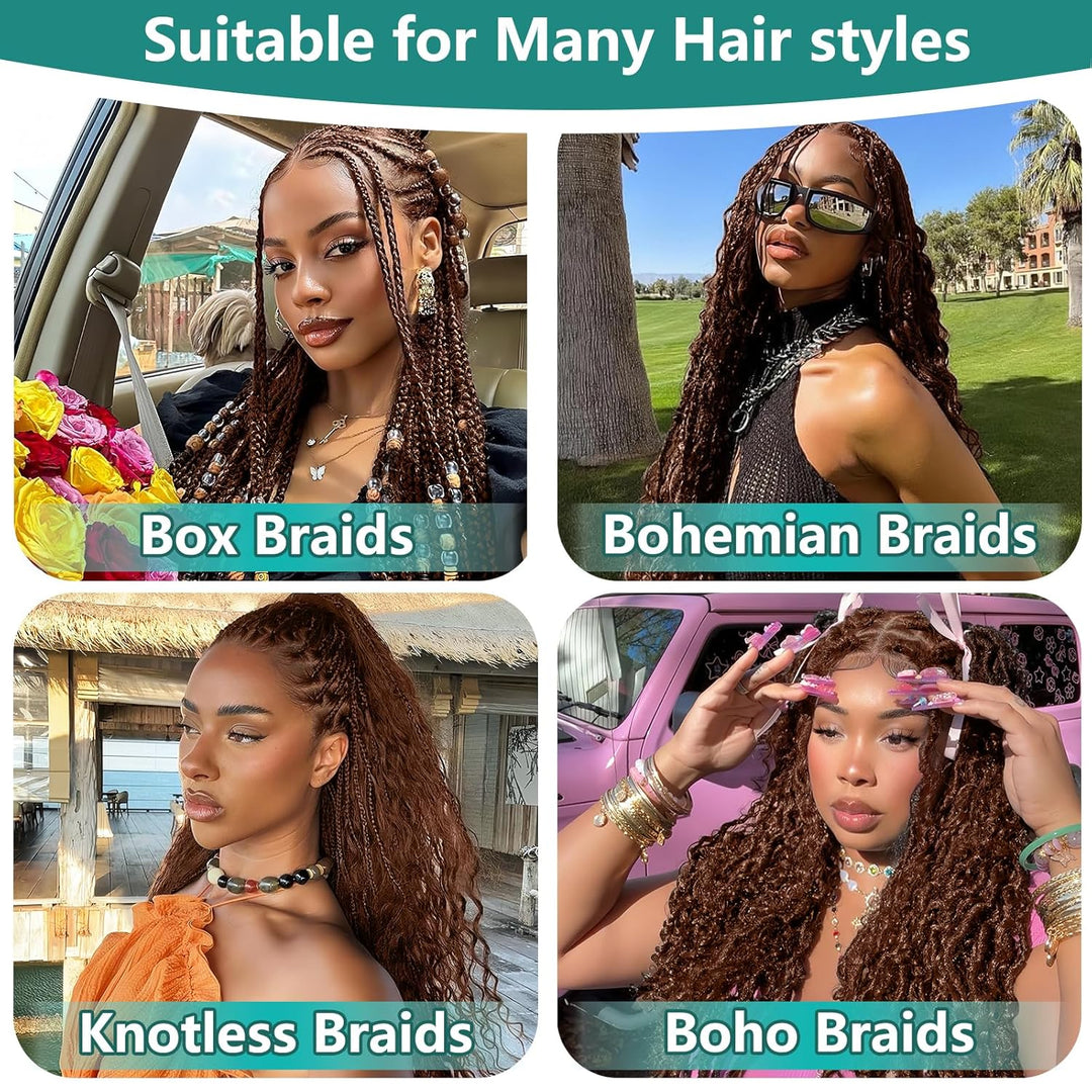 KRN #30 Auburn Deep Wave Human Hair For Braiding