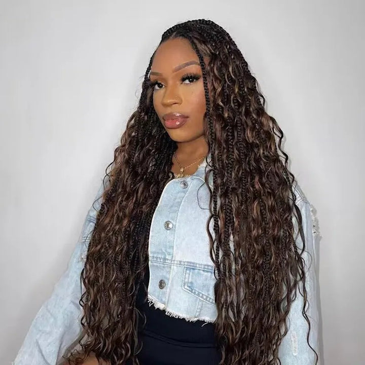 KRN #4/#27/#30 Mix Color Loose Deep Wave Human Hair For Braiding