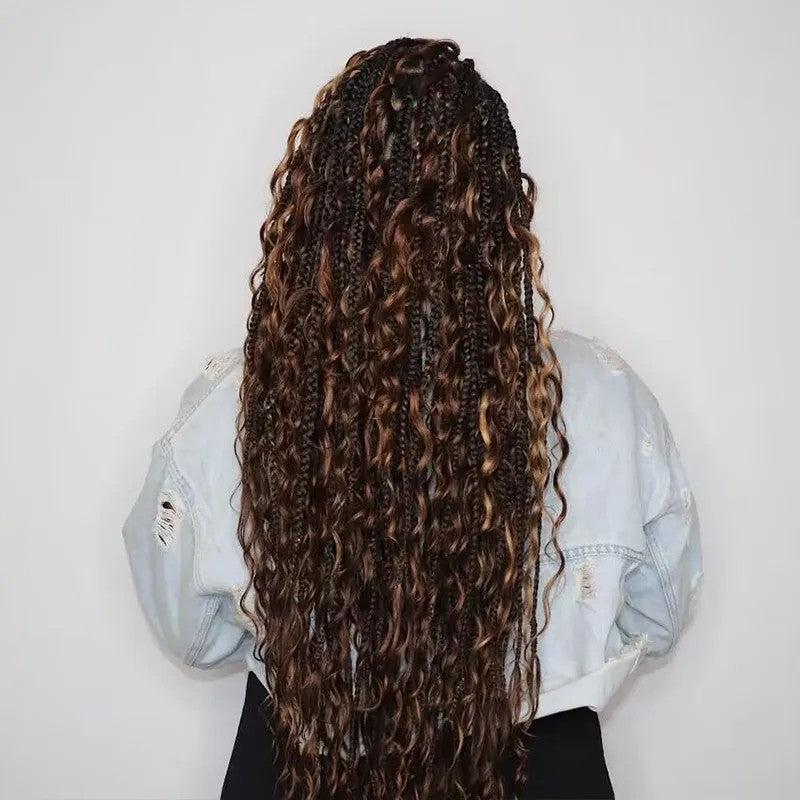 KRN #4/#27/#30 Mix Color Loose Deep Wave Human Hair For Braiding