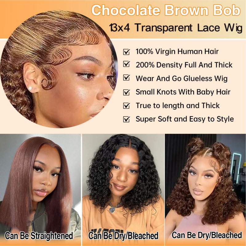 KRN #4/27 Highlight Kinky Curly 13x4 Transparent Full Lace Frontal Wig