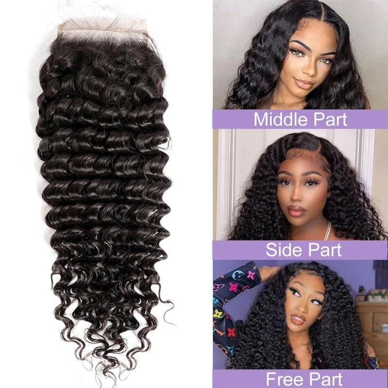KRN 5X5 Invisible HD Lace Closure Deep Wave