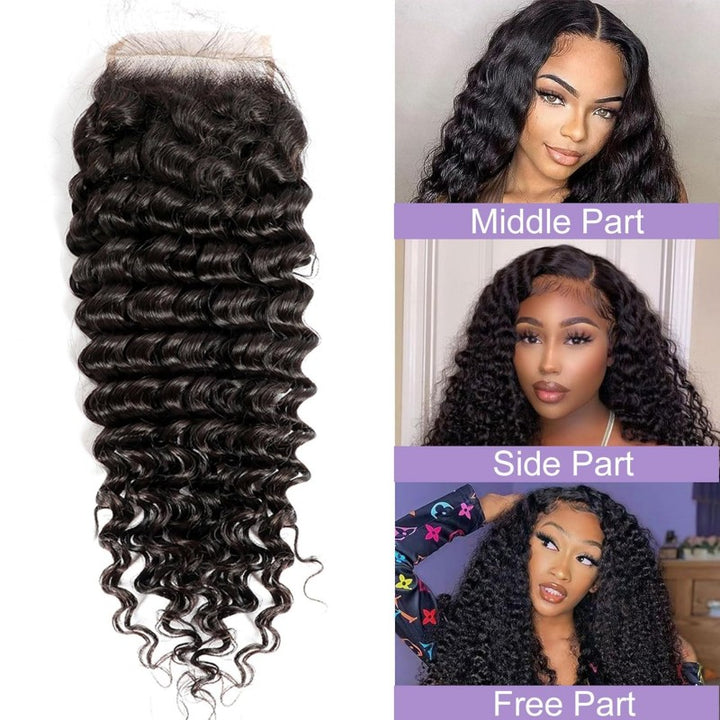 KRN 5X5 Invisible HD Lace Closure Deep Wave