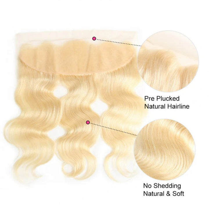 613 13X4 Invisible HD Lace Frontal Body Wave
