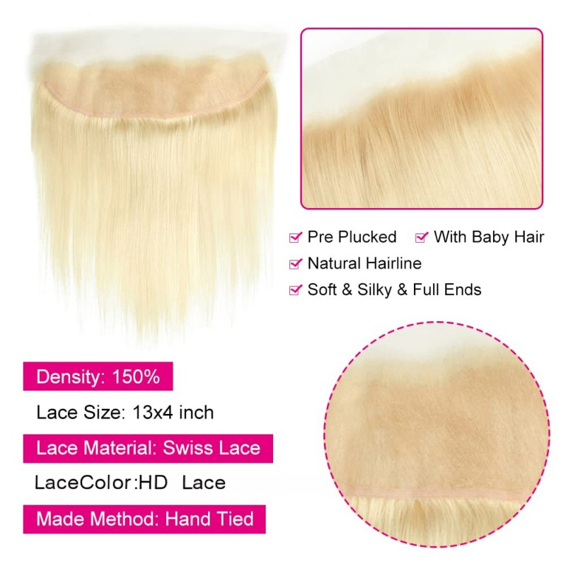 613 13X4 Invisible HD Lace Frontal Straight