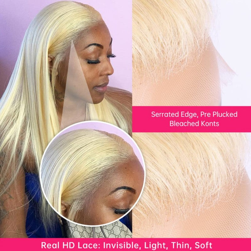 613 13X4 Invisible HD Lace Frontal Straight
