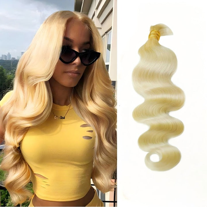 KRN #613 Color Body Wave Bulk Human Hair For Braiding