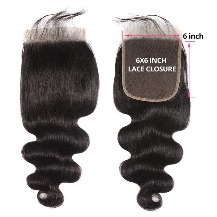KRN 6x6 Invisible HD Lace Closure Body Wave
