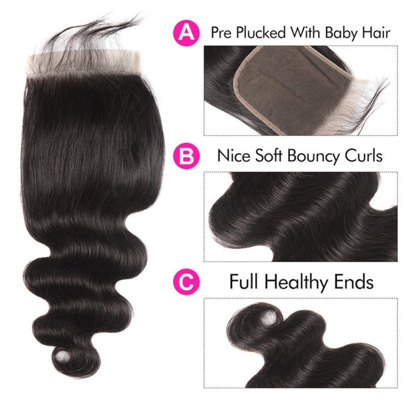 KRN 6x6 Invisible HD Lace Closure Body Wave