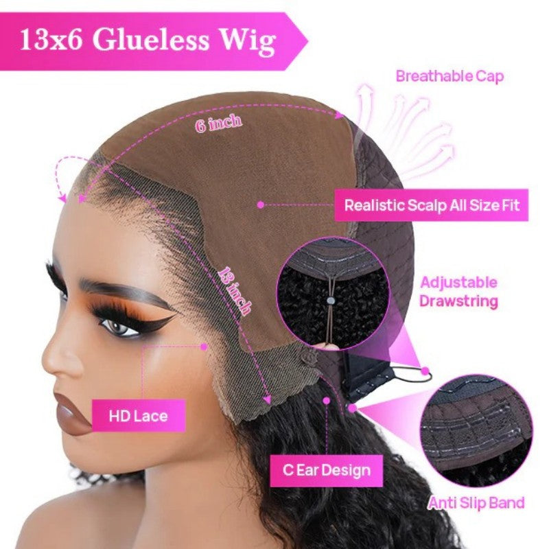 KRN Body Wave 13x6 HD Lace Full Lace Frontal Wig