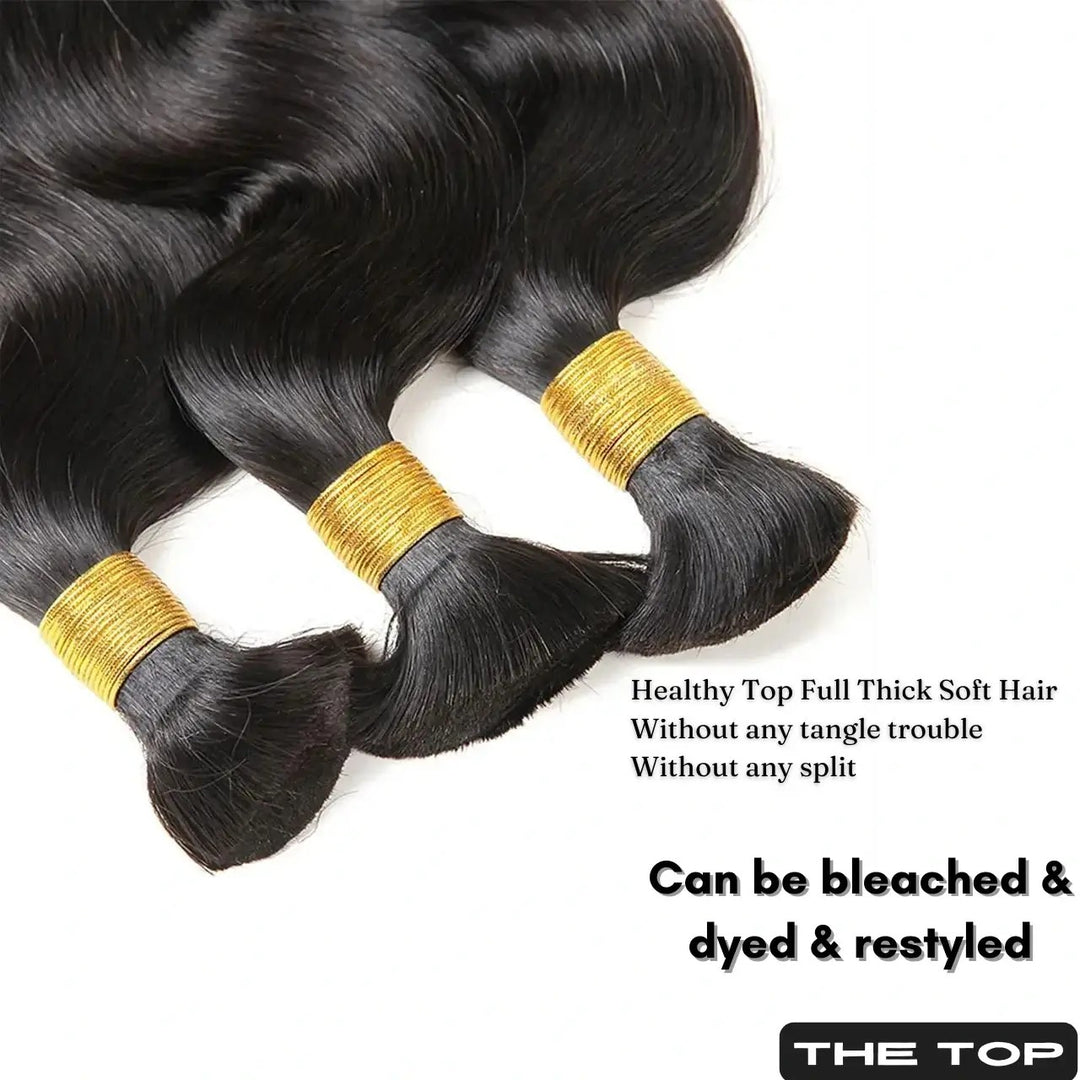 Body Wave Bulk Human Hair For Braiding