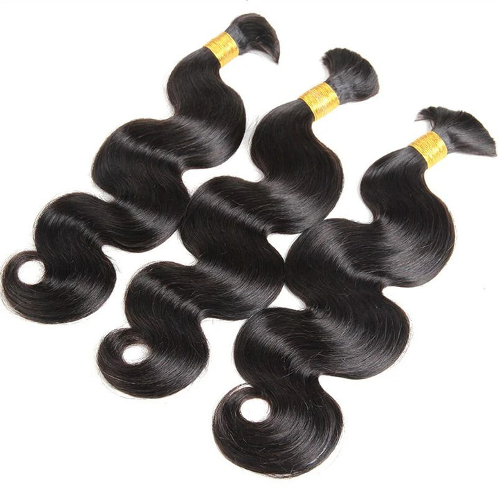 Body Wave Bulk Human Hair For Braiding