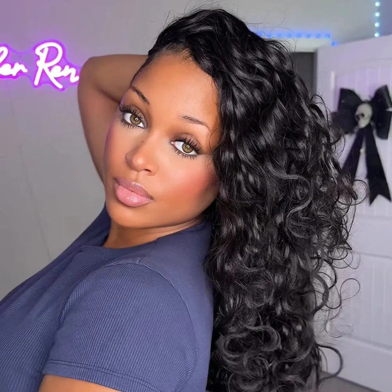 KRN Body Wave Human Feather Crochet Hair