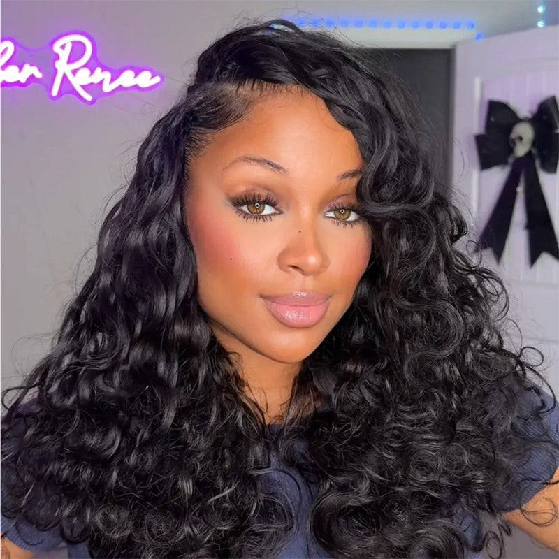 KRN Body Wave Human Feather Crochet Hair