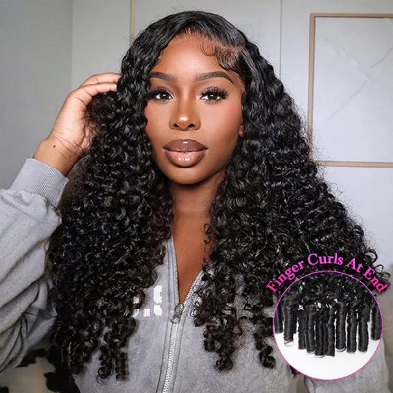 KRN Burmese Curly 13x6 HD Lace Full Lace Frontal Wig