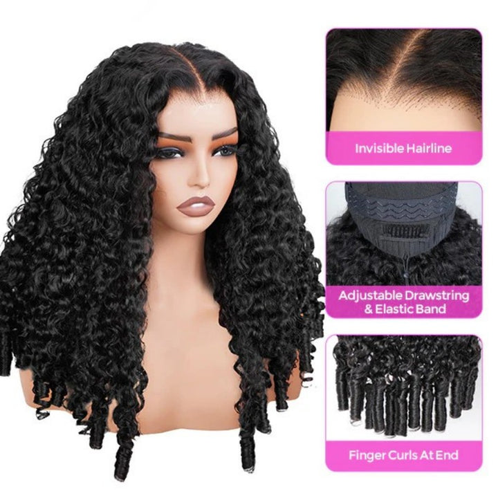 KRN Burmese Curly 13x6 HD Lace Full Lace Frontal Wig