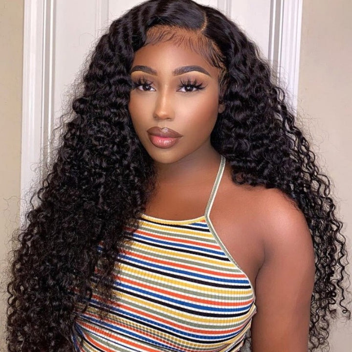 Deep Wave 5x5 HD Lace Closure Wig Human Hair
