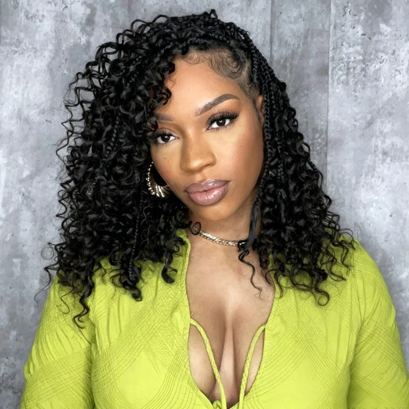 Deep Wave Bulk Human Hair For Braiding