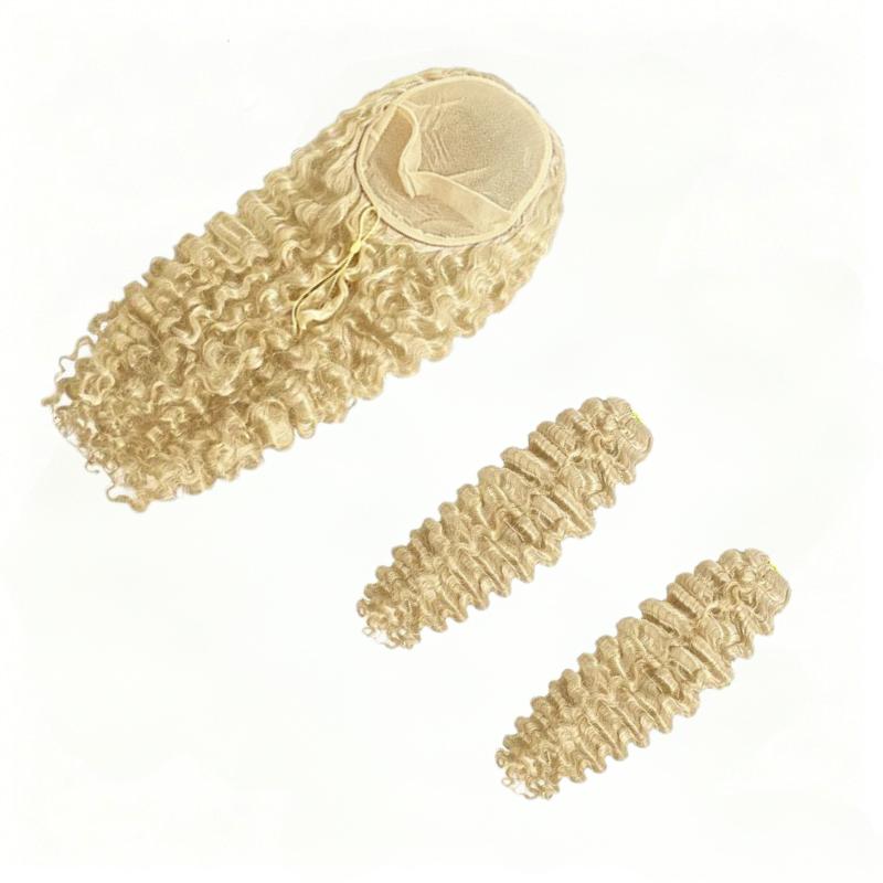 HC Wig #613 Burmese Curly Half Wig Crochet Braid Hair