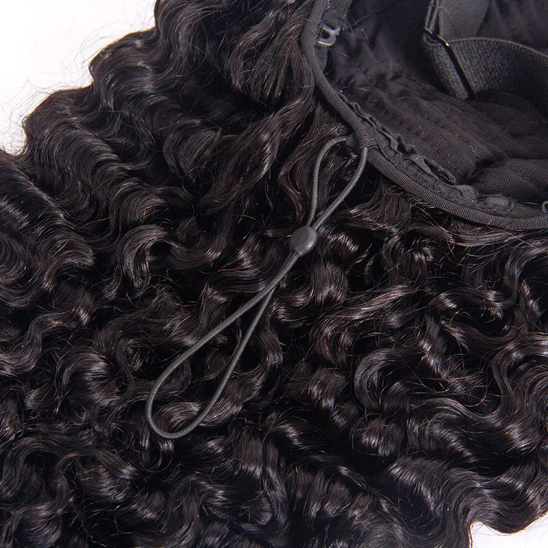 HC Wig Burmese Curly Half Wig Crochet Braid Hair