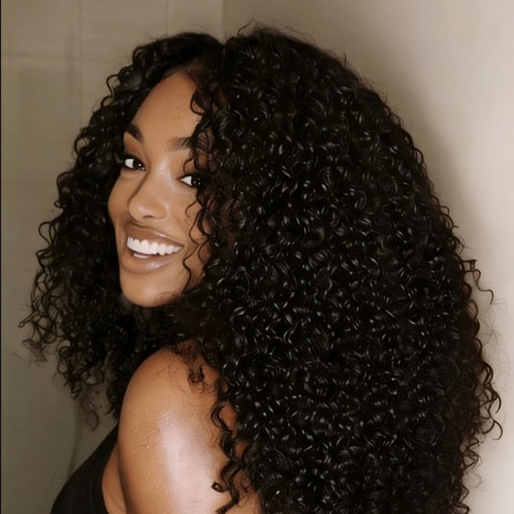 KRN Jerry Curly Human Crochet Hair