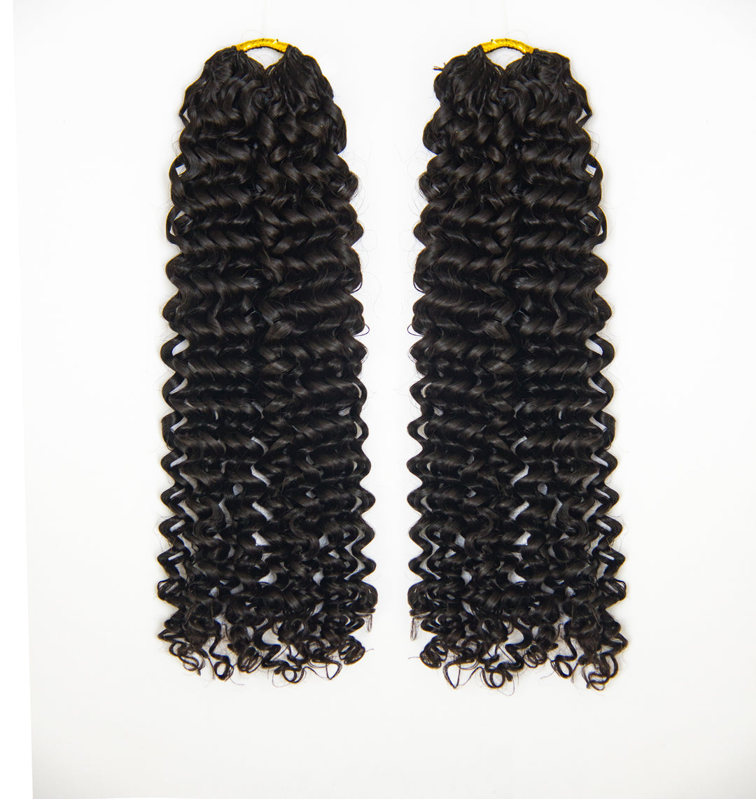 KRN Jerry Curly Human Crochet Hair