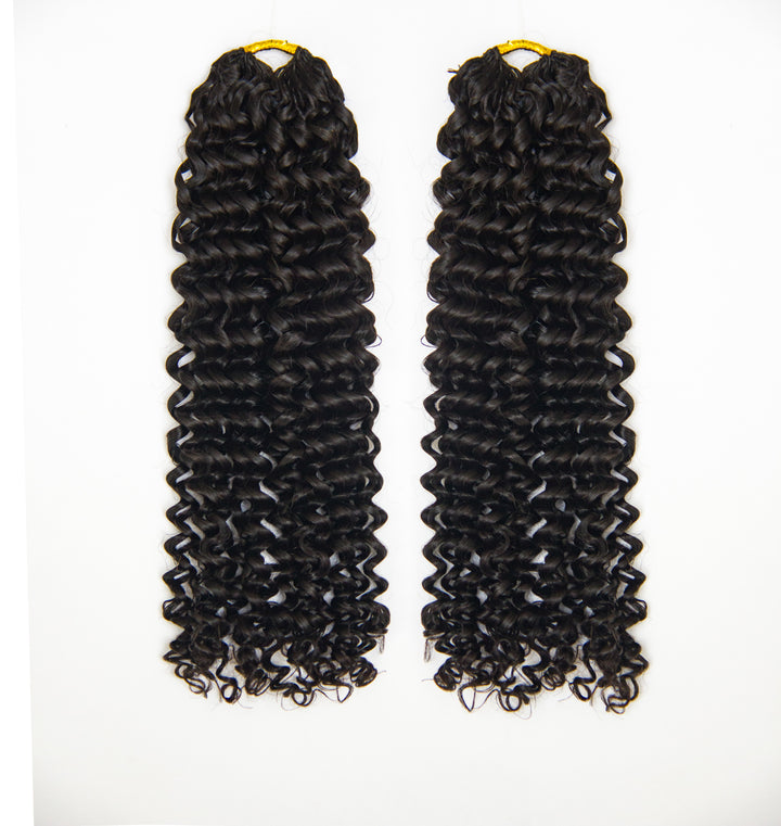 KRN Jerry Curly Human Crochet Hair