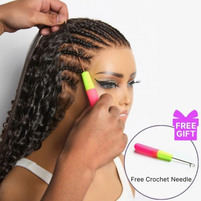 KRN Silky Straight Human Feather Crochet Hair