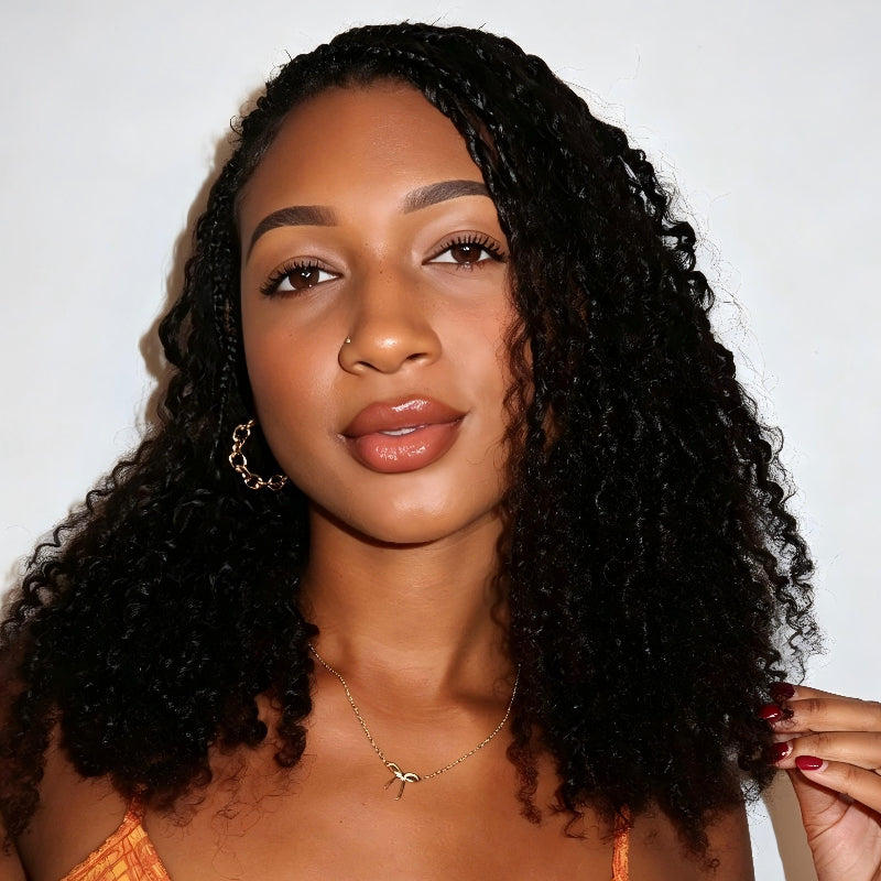 Tight Curly Bulk Human Hair For Braiding