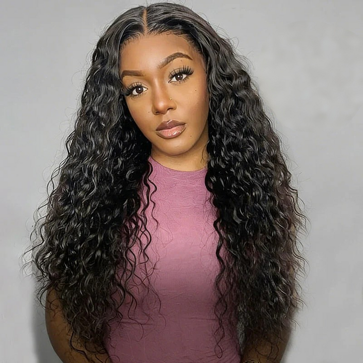 KRN Water Wave 5x5 HD Lace Closure Wig Human Hair