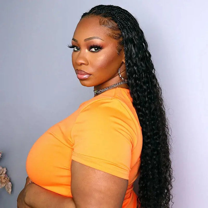Water Wave Bulk Human Hair For Braiding