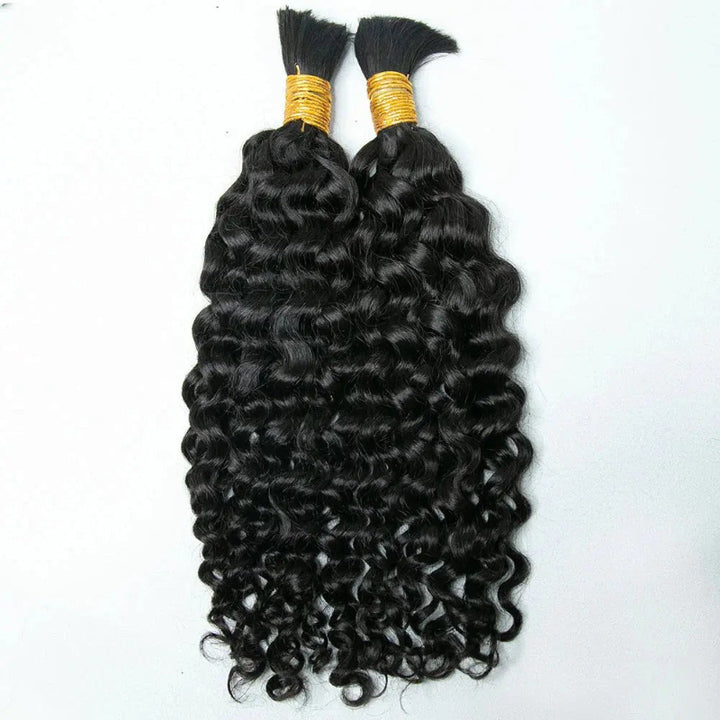 Water Wave Bulk Human Hair For Braiding