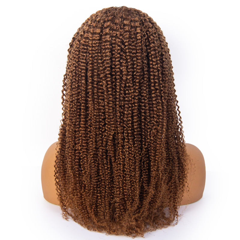 Kinky Curly #30 Glueless V Part Wig