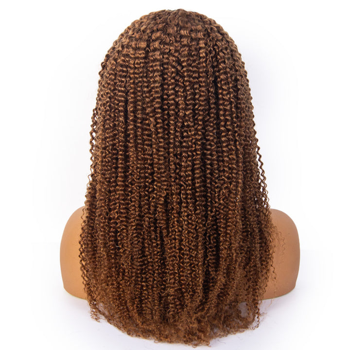 Kinky Curly #30 Glueless V Part Wig