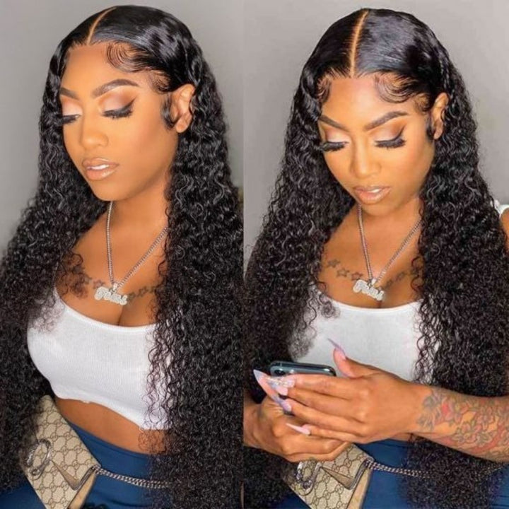 Kinky Curly 5x5 HD Lace Closure Wig Human Hair