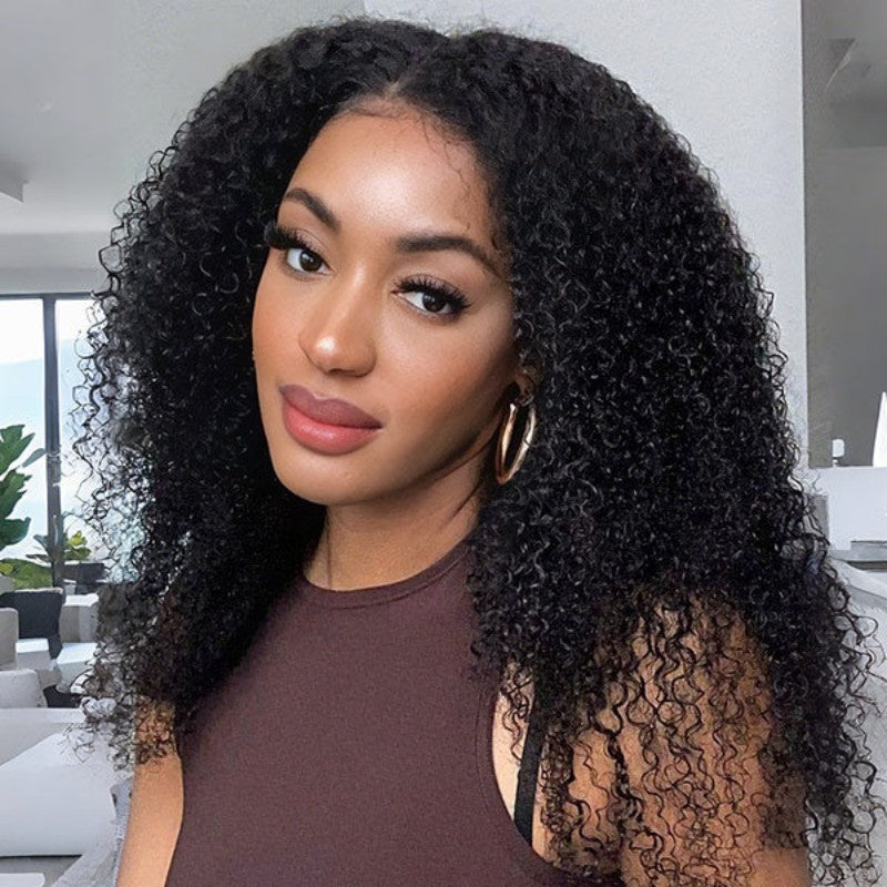 Kinky Curly  Glueless U Part Wig