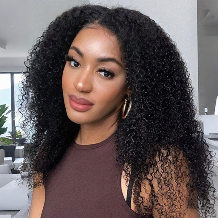 Kinky Curly  Glueless U Part Wig