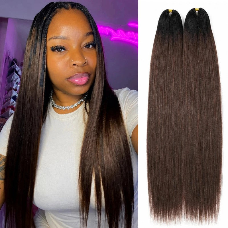 Light Yaki Straight T1B/4 Human Crochet Hair
