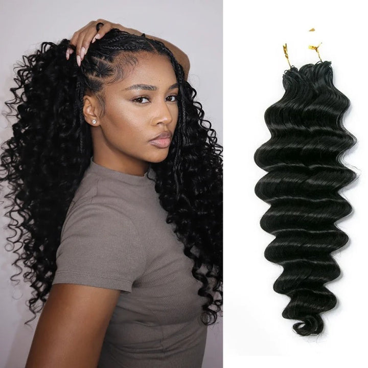 Loose Deep Wave Human Crochet Hair